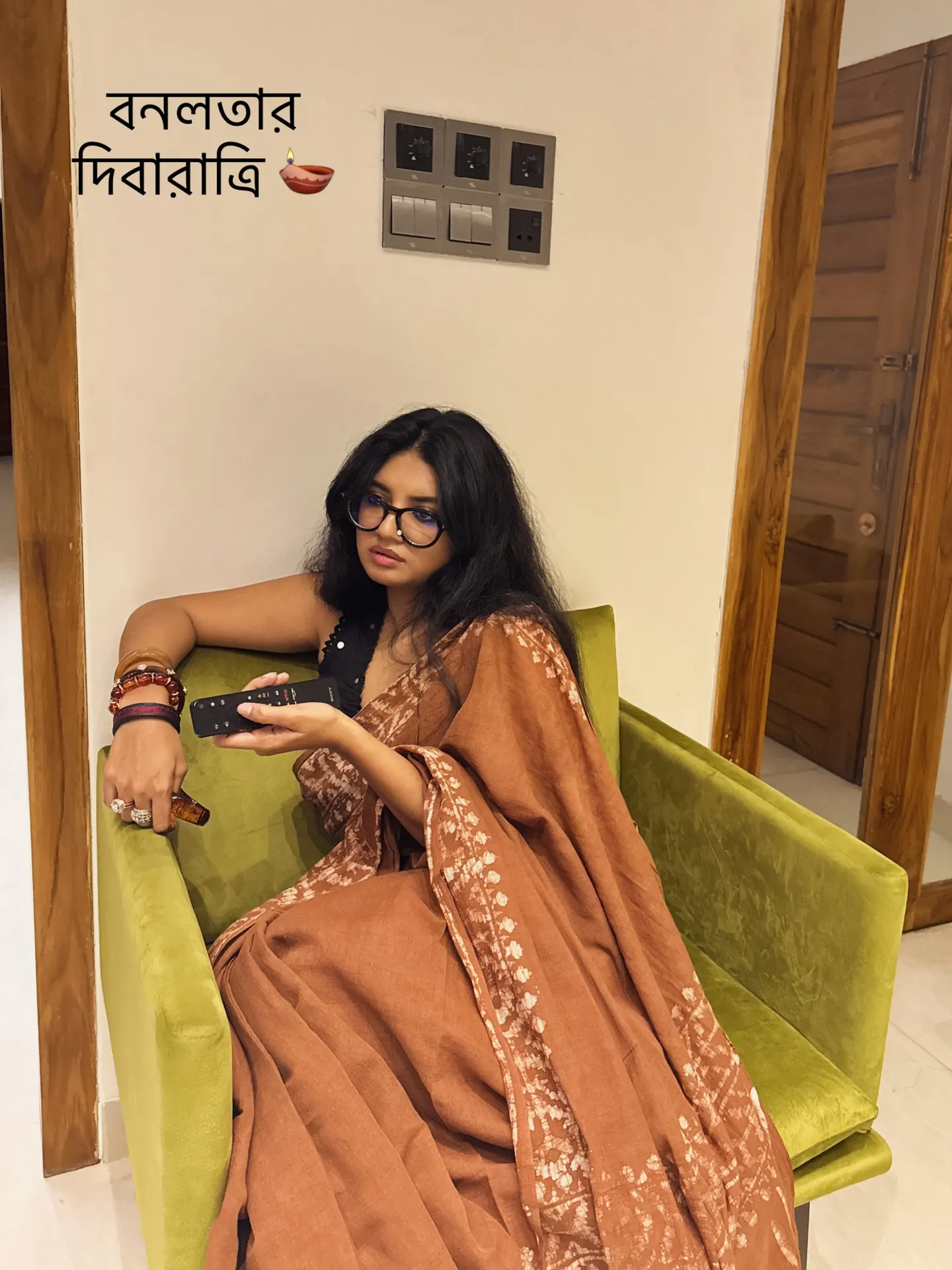 Cinnamon Brown Handloom Cotton, photo 2
