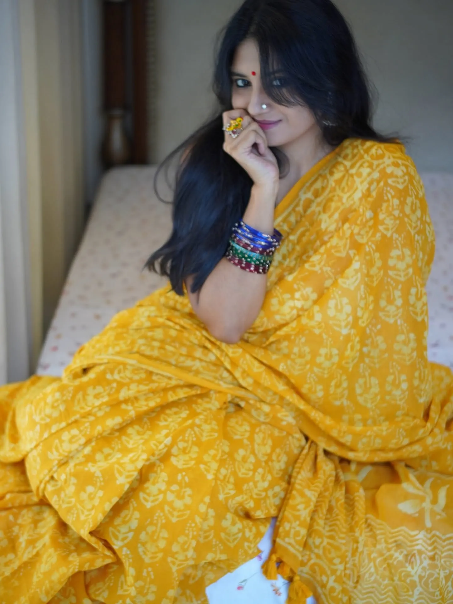 Marigold Handloom Cotton, photo 5