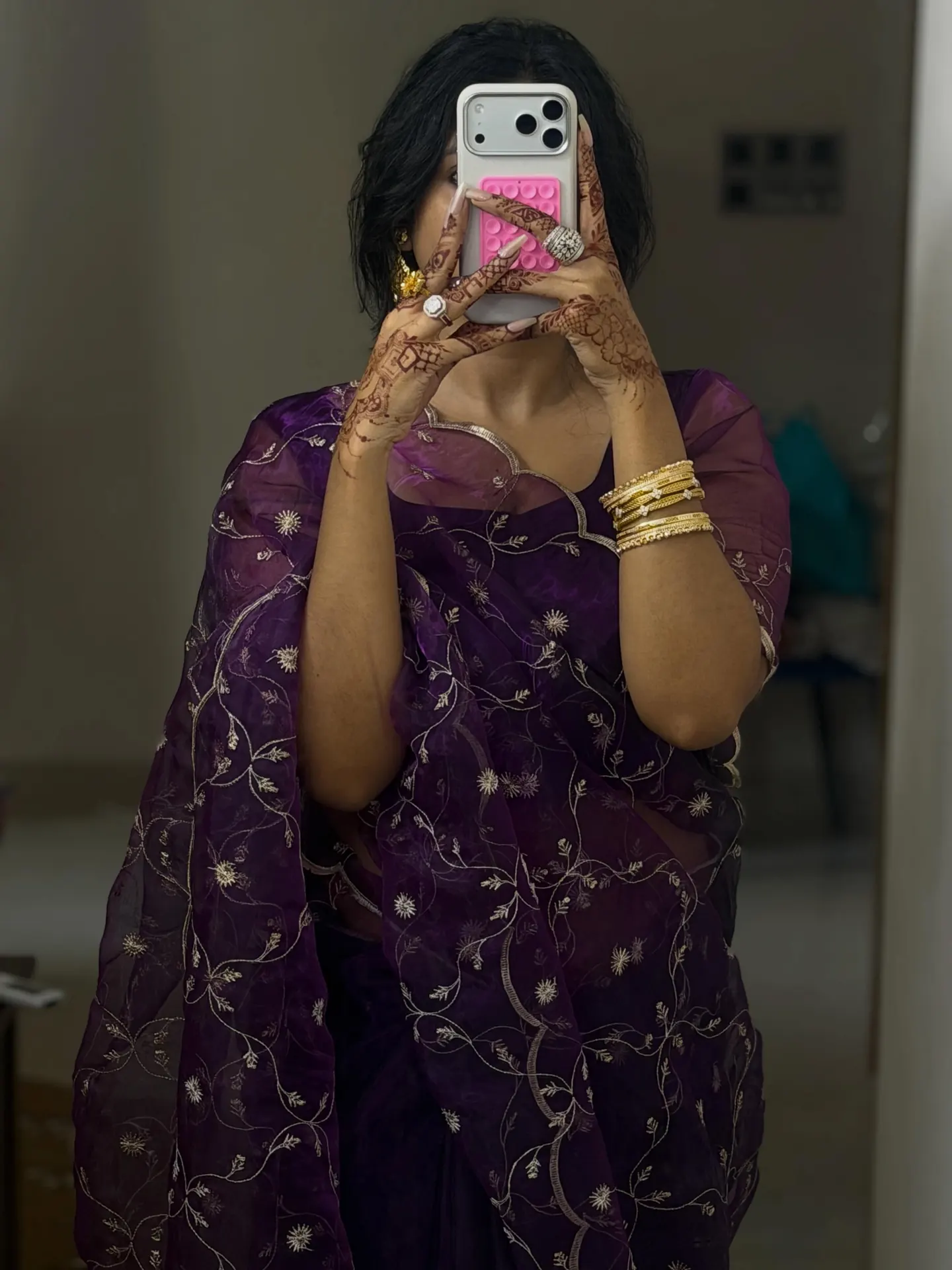 Plum Soft Tissue Silk, photo 2