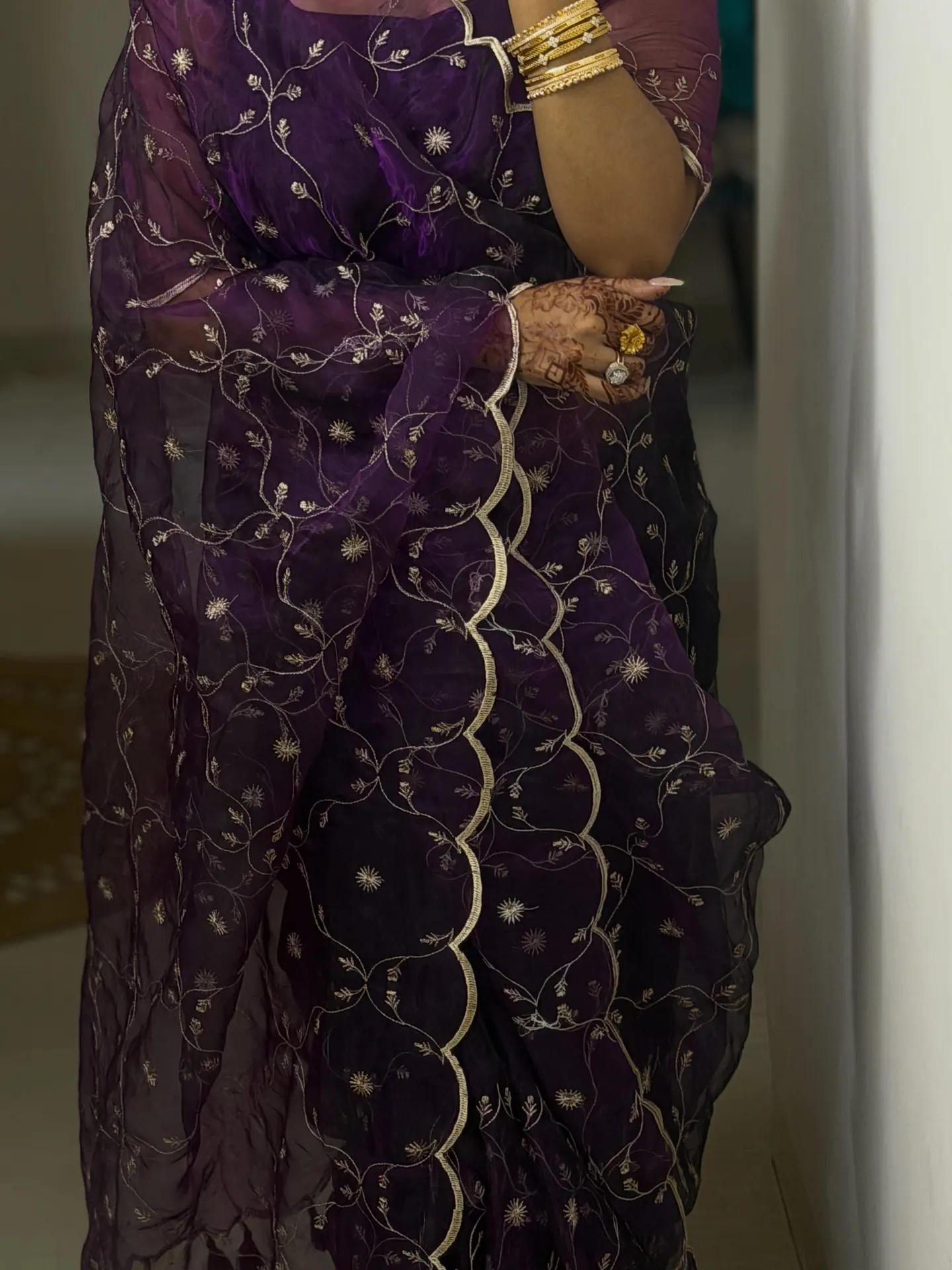 Plum Soft Tissue Silk, photo 5