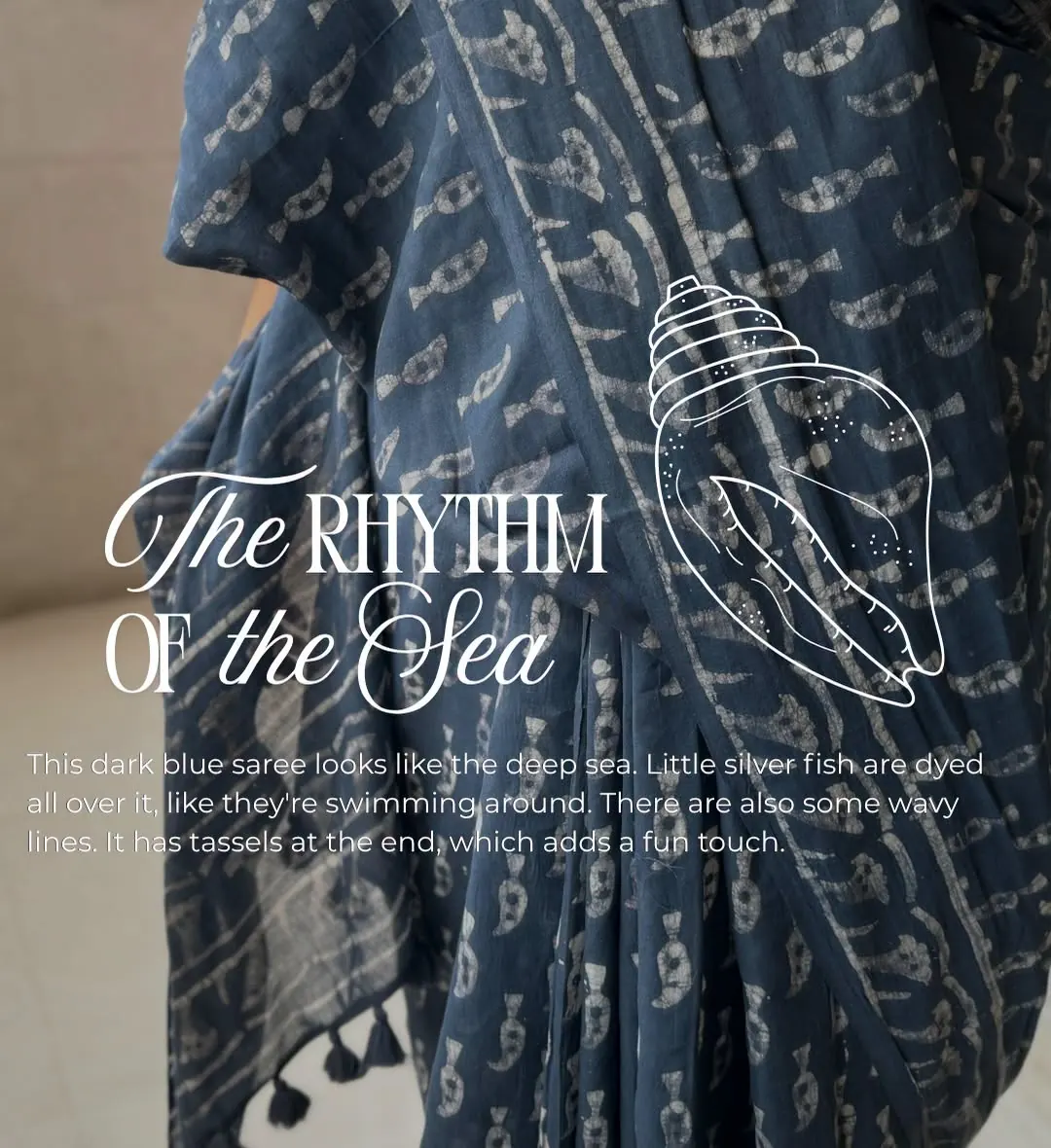 Rhythm of the Sea Handloom Cotton, photo 2