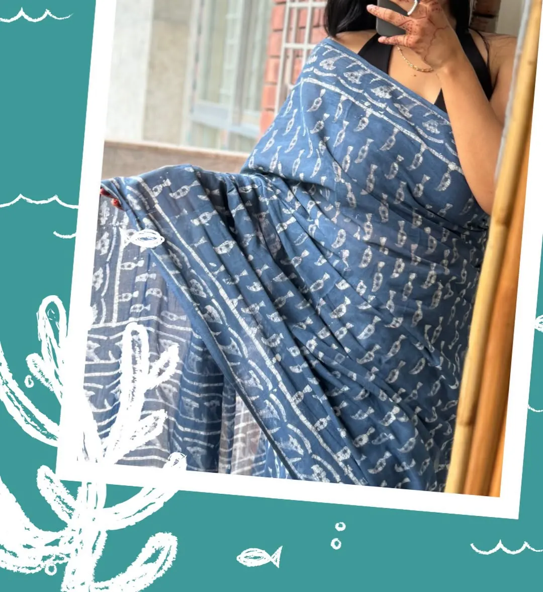 Rhythm of the Sea Handloom Cotton, photo 3