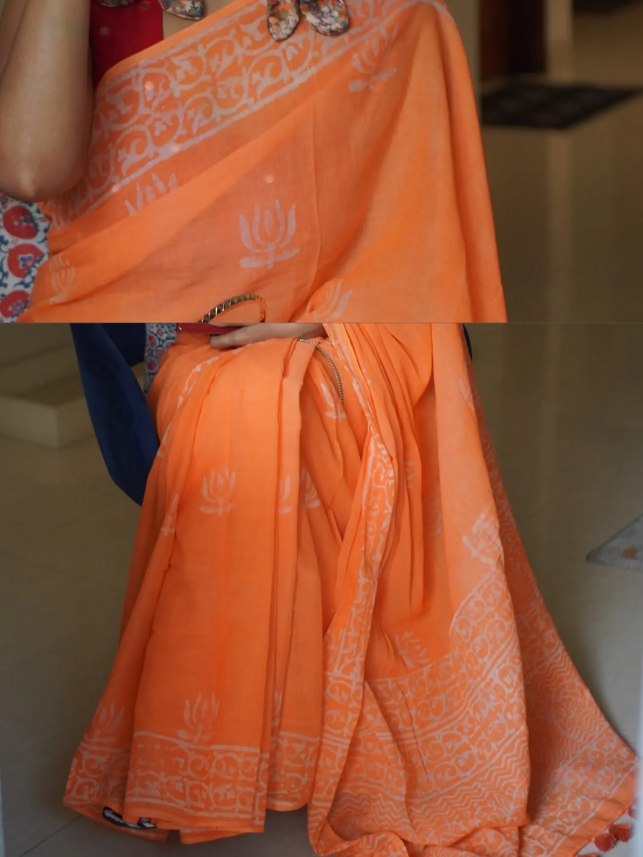 Tangerine Handloom Cotton, photo 5